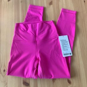 NWT lululemon Align™ High-Rise Pant 25" - Sonic Pink - Size 4